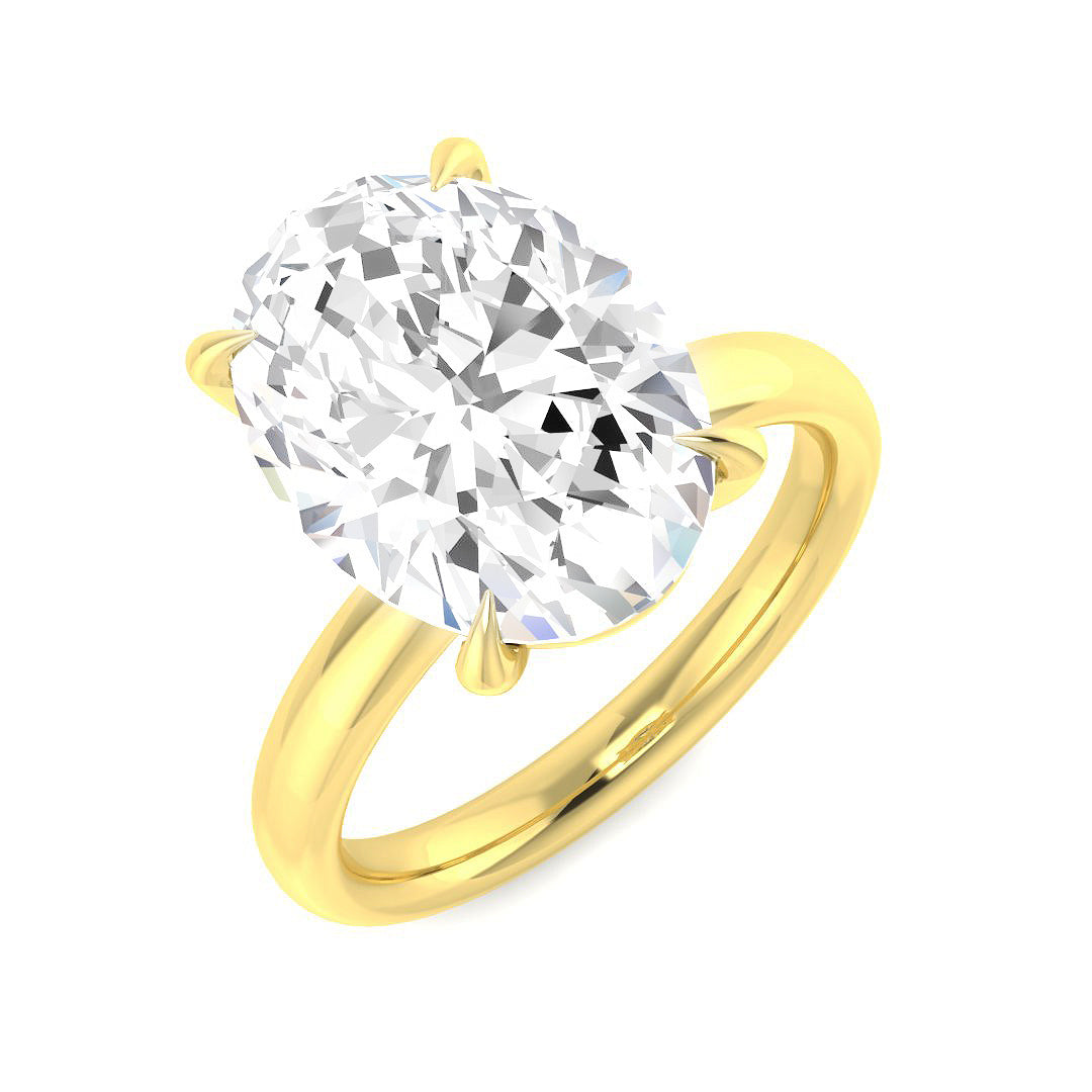 Engagement Diamond Ring 0.23ct–5.0ct – SR1593 – 18k Yellow Gold