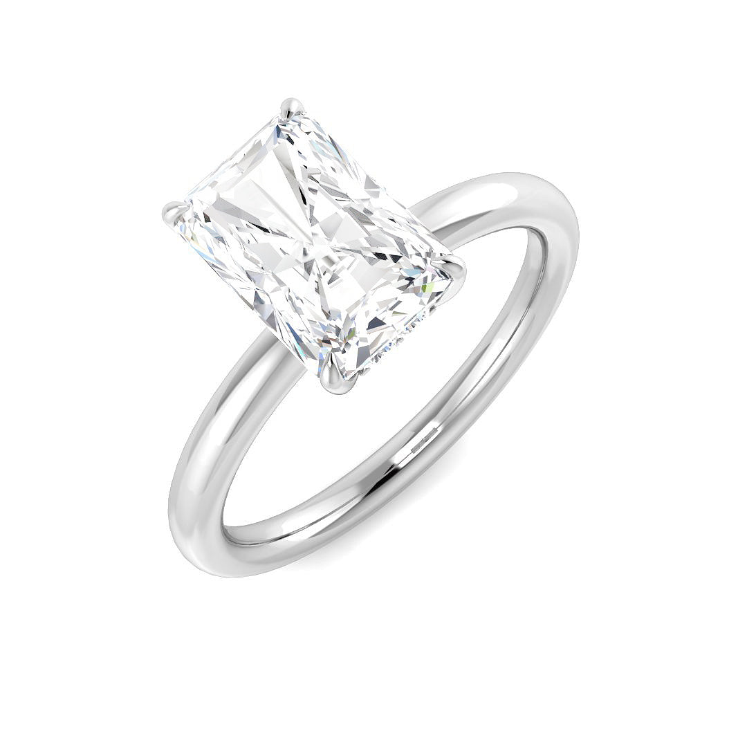 Engagement Lab-Grown Diamond Ring 2.15ct–2.17ct – SR6080 – 18k White Gold