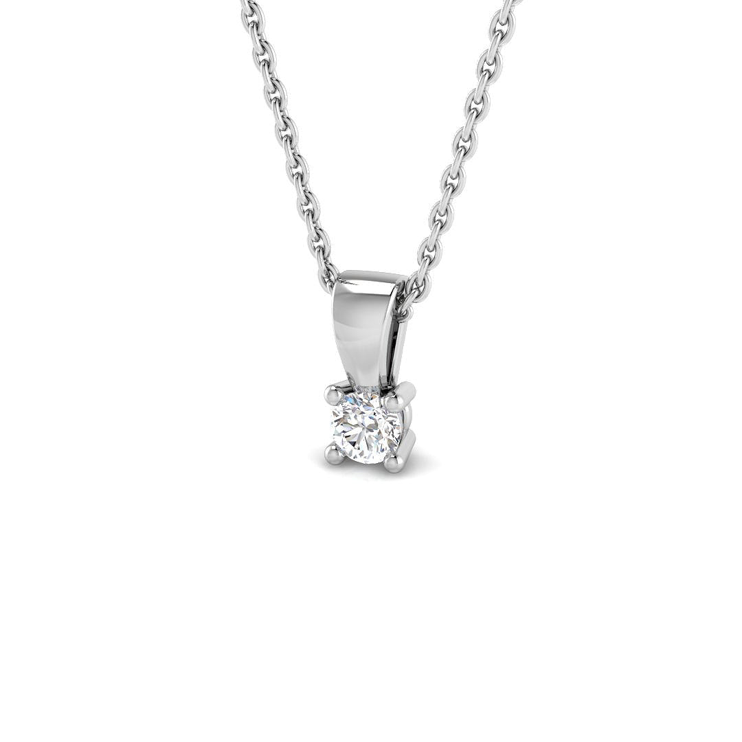 Solitaire Diamond Ring 0.18ct – SP4993-3.5 – 18k White Gold