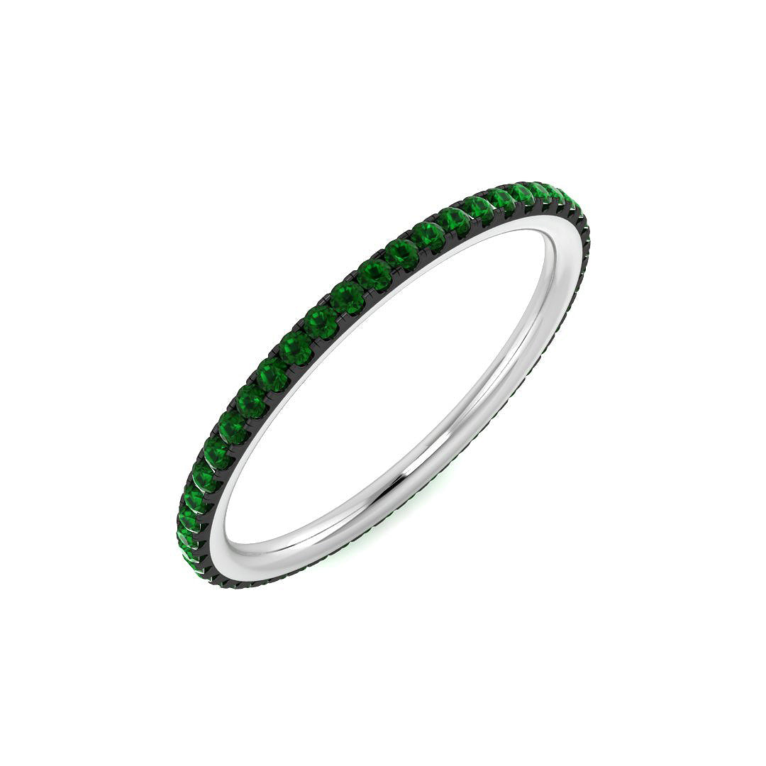 Full Eternity Diamond Ring 0.32ct – BJR0150~EM – 18k White Gold