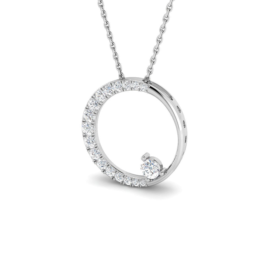 Circle of Life Diamond Ring 0.36ct – SP6969 – 18k White Gold