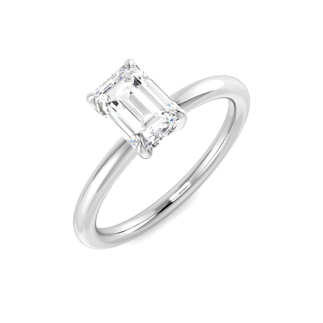 Engagement Lab-Grown Diamond Ring 1.09ct–1.12ct – SR5760 – 18k White Gold