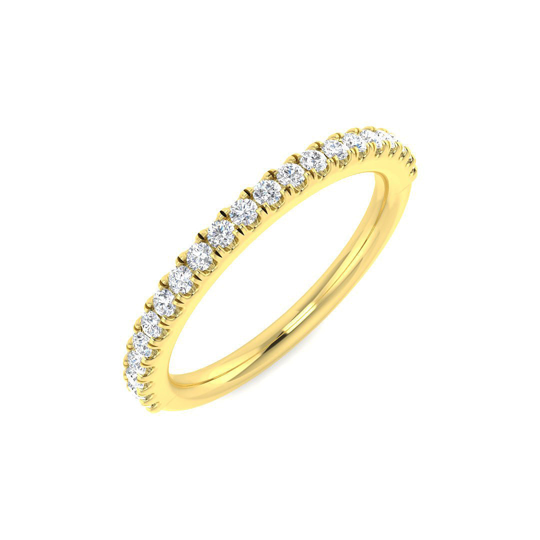 Half Eternity Diamond Ring 0.25ct–3.51ct – SR5496 – 18k Yellow Gold