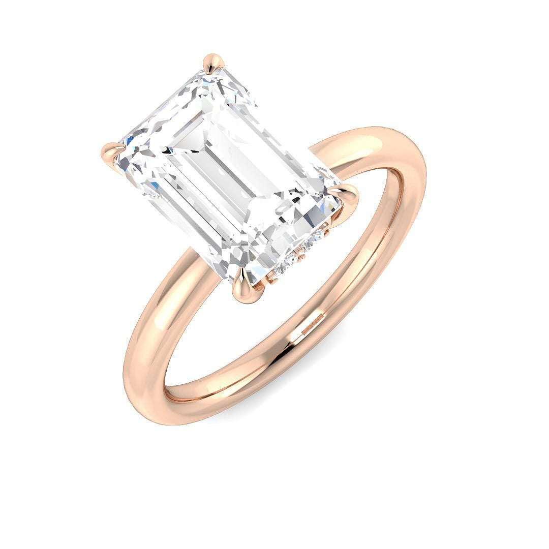 Engagement Lab-Grown Diamond Ring 3.16ct – SR5656 – 18k Rose Gold