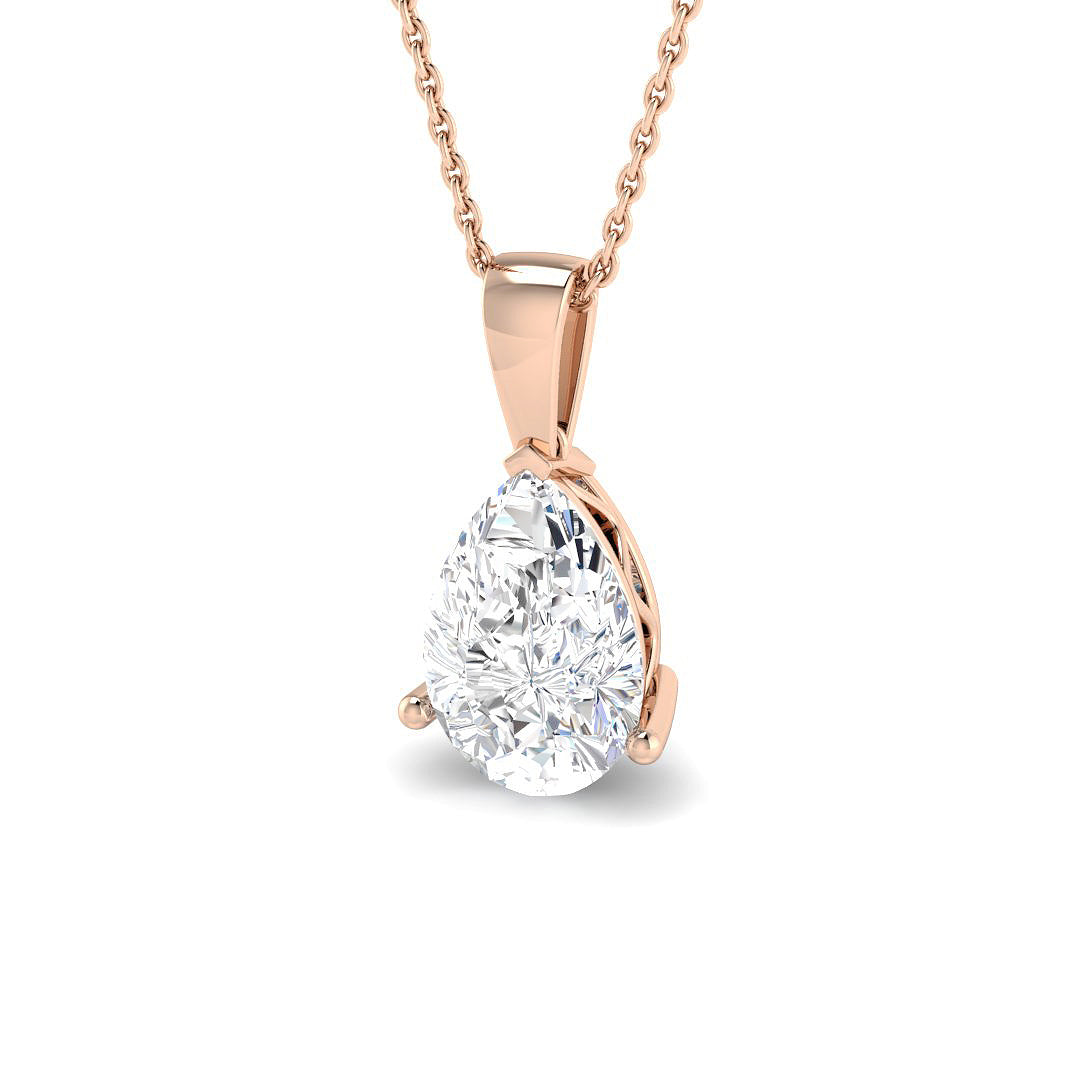 Solitaire Lab-Grown Diamond Ring 3.03ct – SP6695 – 18k Rose Gold