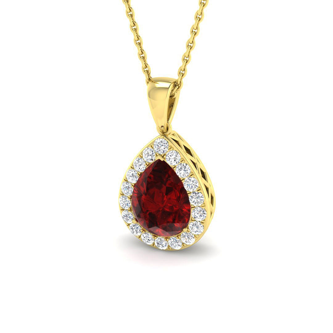Ruby Diamond Ring 1.67ct–4.77ct – SP4458~RY – 18k Yellow Gold