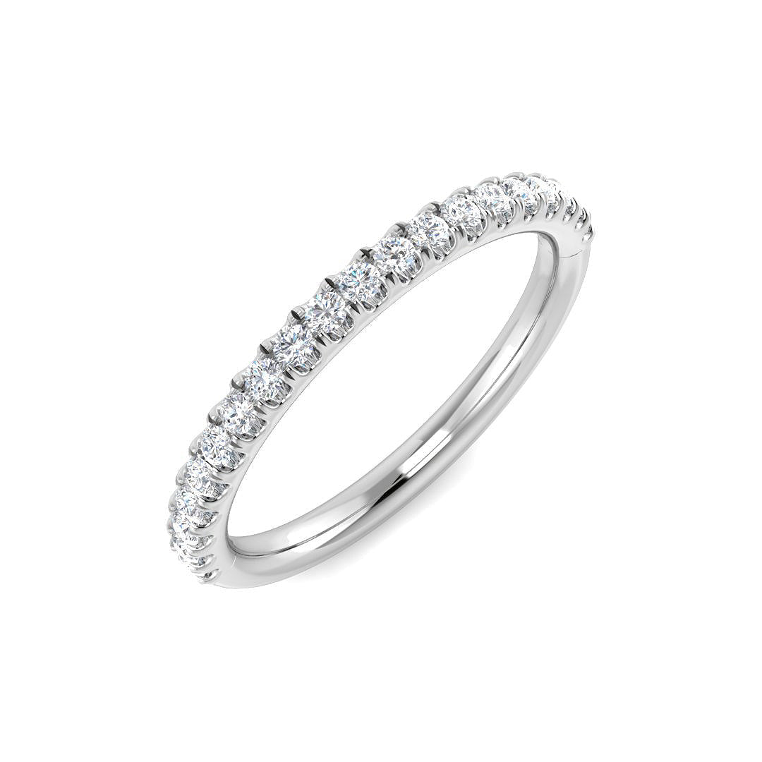 Half Eternity Diamond Ring 0.27ct – SR5938 – 18k White Gold