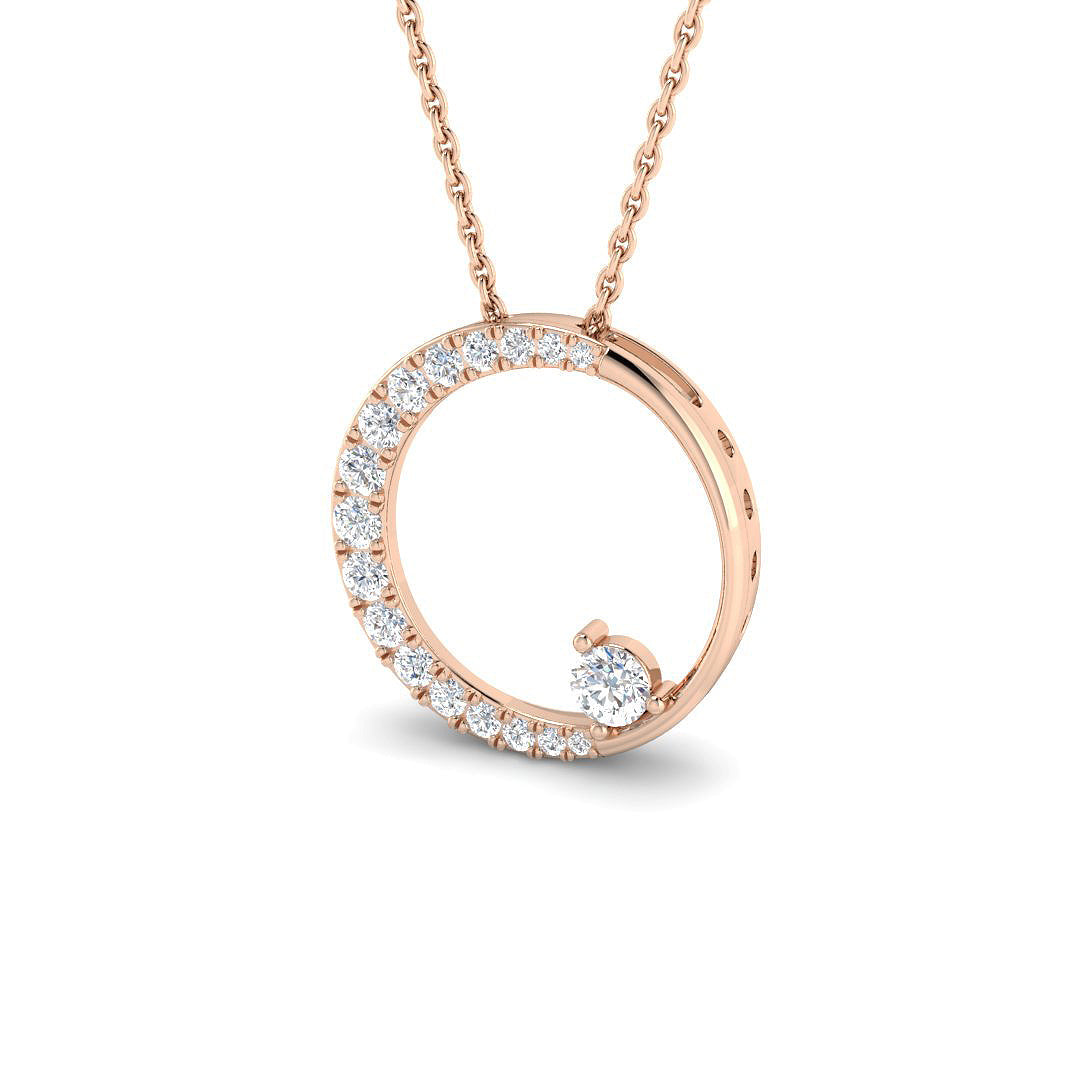Circle of Life Diamond Ring 0.36ct – SP6969 – 18k Rose Gold