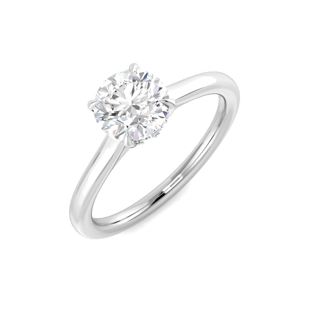 Engagement Lab-Grown Diamond Ring 1.09ct–1.11ct – SR5590 – 18k White Gold