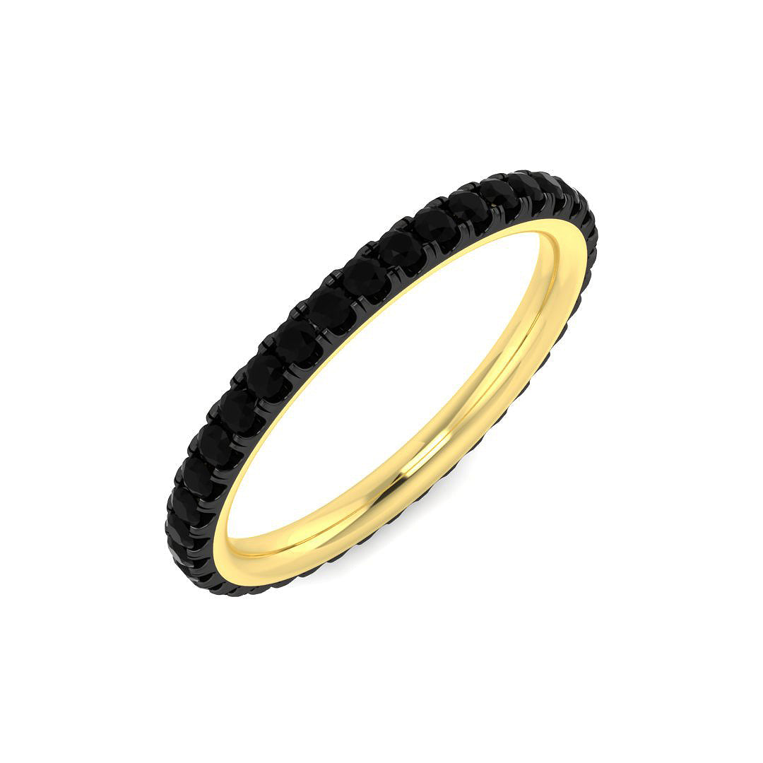 Full Eternity Diamond Ring 0.61ct – XYR6922~ALL – 18k Yellow Gold
