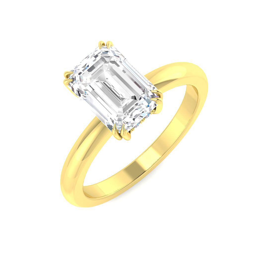 Engagement Lab-Grown Diamond Ring 1.04ct–3.14ct – SR5209 – 18k Yellow Gold