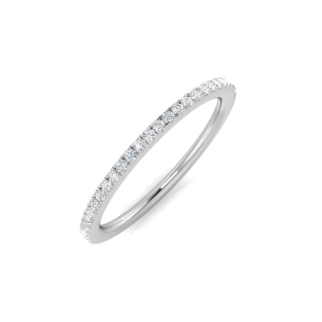 Half Eternity Diamond Ring 0.14ct–0.17ct – BJR0456 – 18k White Gold