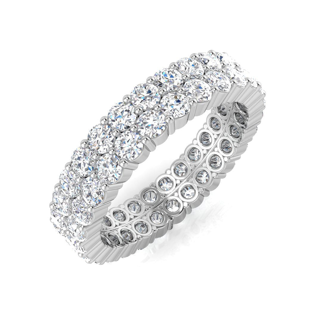 Full Eternity Diamond Ring 0.92ct–4.93ct – BJR0314 – 18k White Gold