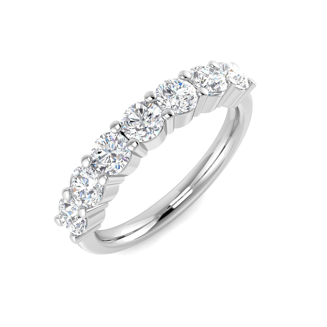 Multi Stone Diamond Ring 0.37ct–2.02ct – SR542 – 18k White Gold