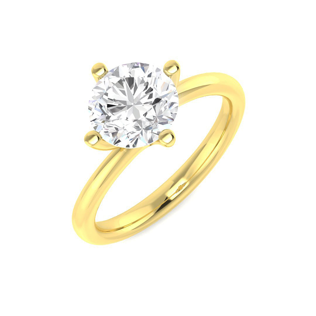 Engagement Lab-Grown Diamond Ring 1.06ct–1.51ct – SR4835 – 18k Yellow Gold