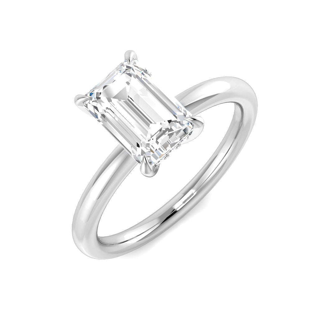 Engagement Lab-Grown Diamond Ring 1.61ct – SR3772 – 18k White Gold