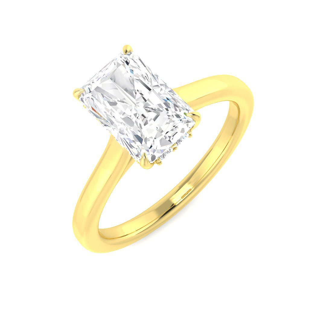 Engagement Lab-Grown Diamond Ring 2.2ct – SR5583-R/C – 18k Yellow Gold
