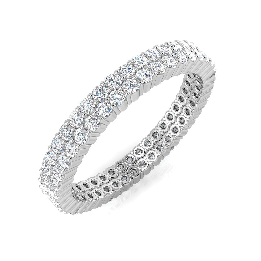 Full Eternity Diamond Ring 0.92ct–4.93ct – BJR0314 – 18k White Gold