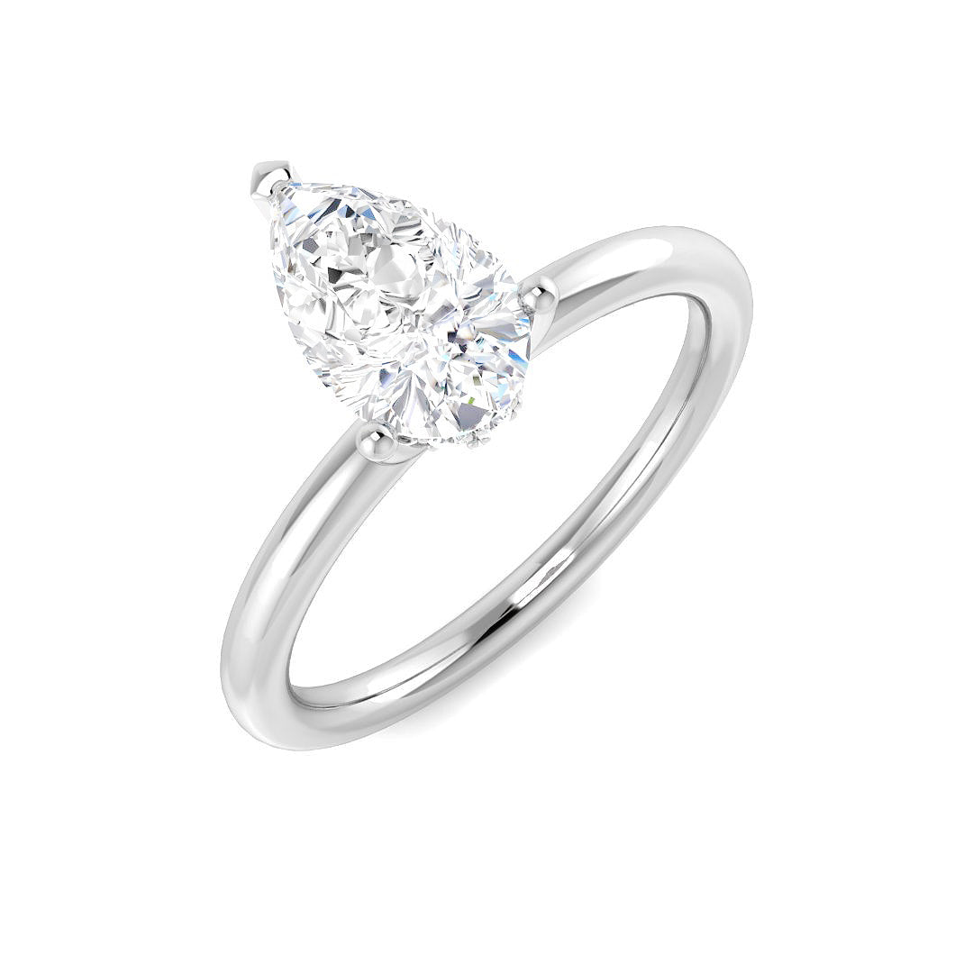 Engagement Lab-Grown Diamond Ring 1.11ct – SR5883 – 18k White Gold