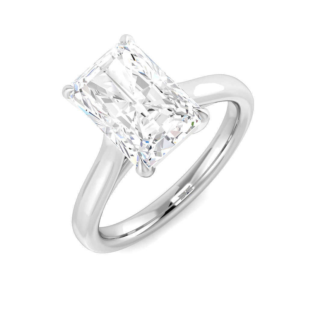 Engagement Lab-Grown Diamond Ring 1.52ct–2.52ct – SR4172 – 18k White Gold