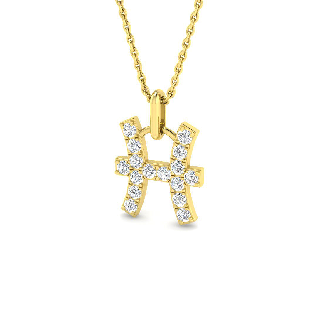 Star Signs Diamond Ring 0.34ct – SP6993 – 18k Yellow Gold