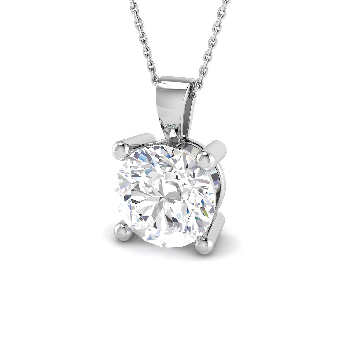 Solitaire Diamond Ring 0.86ct–5.02ct – SP4993A-11 – 18k White Gold