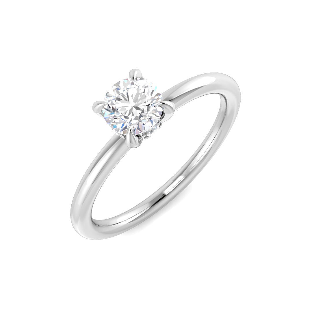 Engagement Diamond Ring 0.54ct – SR6658 – 18k White Gold