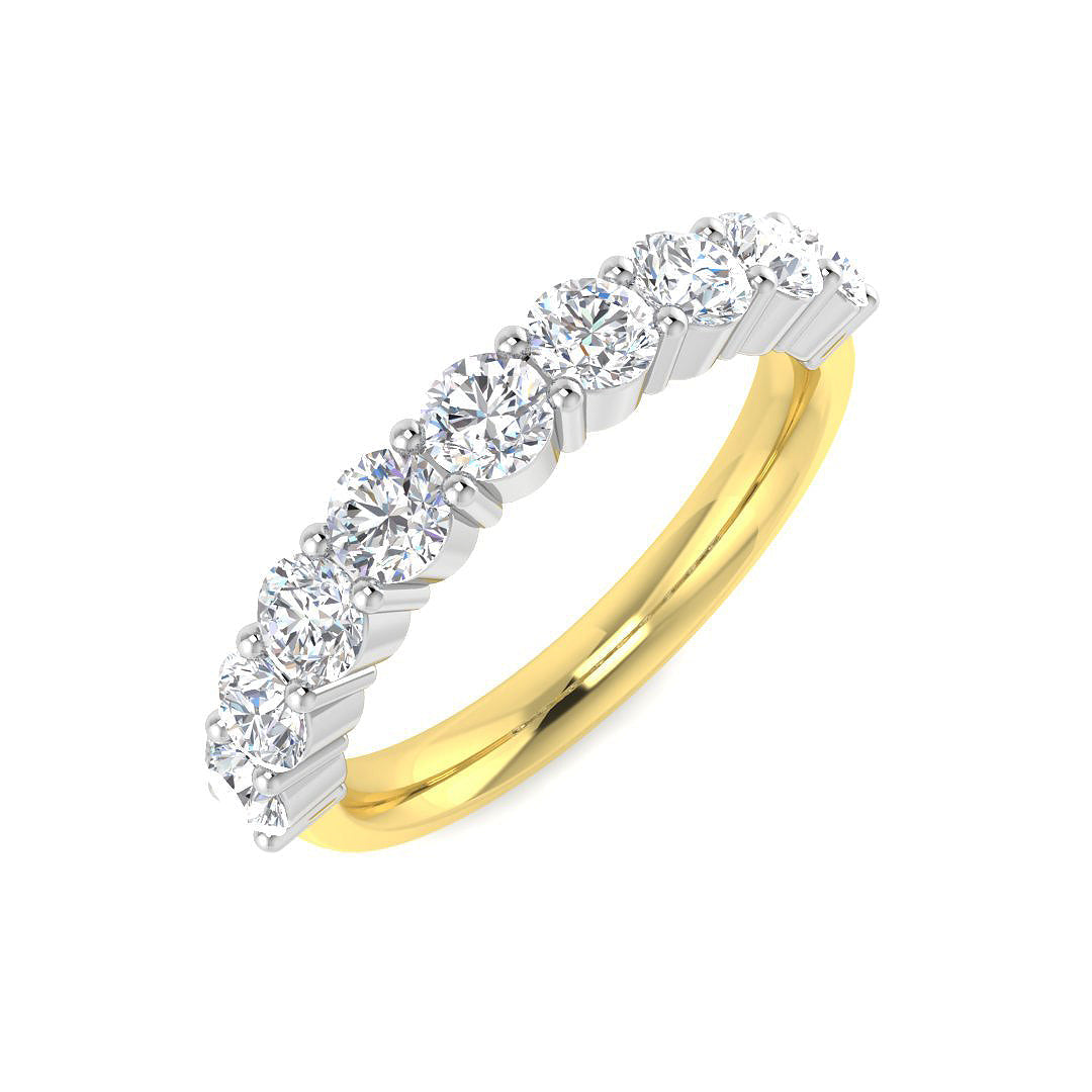 Multi Stone Diamond Ring 0.37ct–2.02ct – SR542 – 18k Yellow Gold