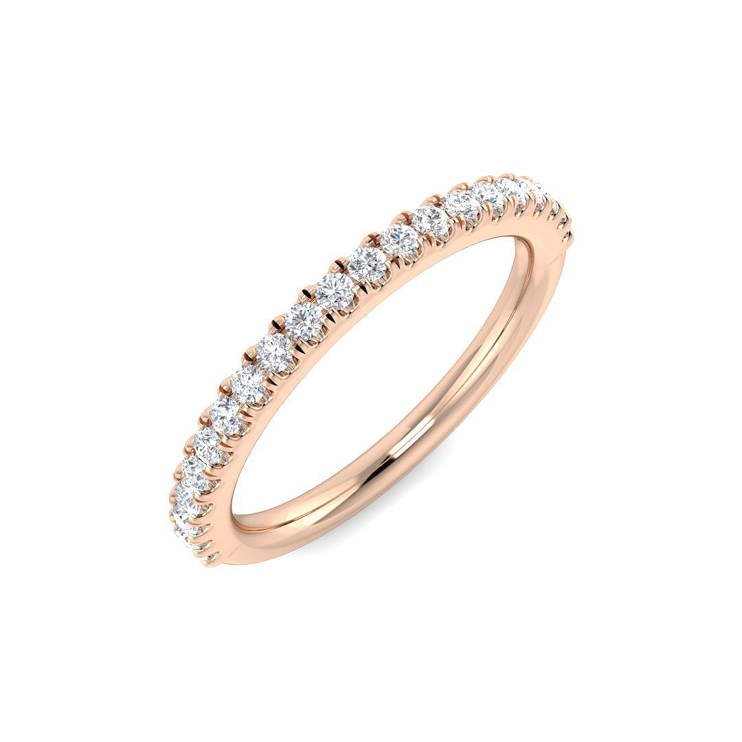 Half Eternity Diamond Ring 0.25ct–3.51ct – SR5496 – 18k Rose Gold