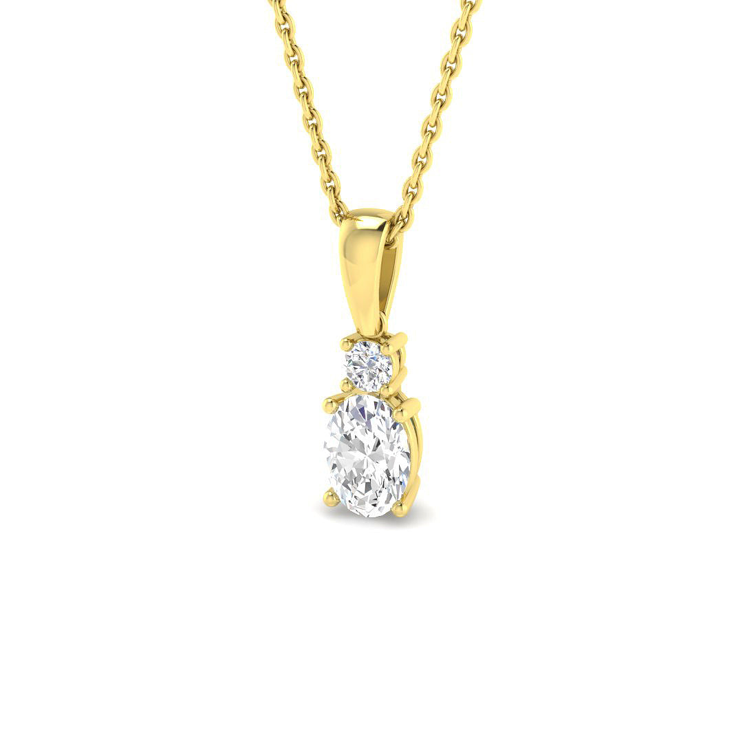 Shape Diamond Ring 0.55ct – SP7124 – 18k Yellow Gold