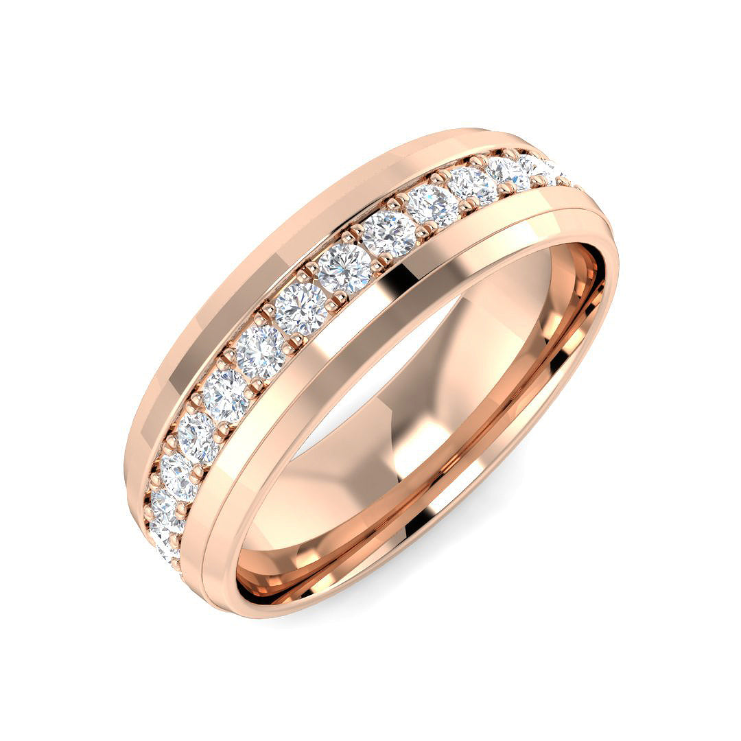 Full Eternity Diamond Ring 1.0ct – SR3583 – 18k Rose Gold
