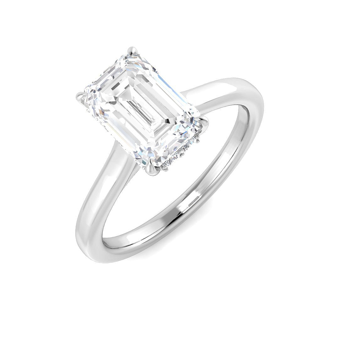 Engagement Lab-Grown Diamond Ring 2.2ct–2.21ct – SR5583 – 18k White Gold