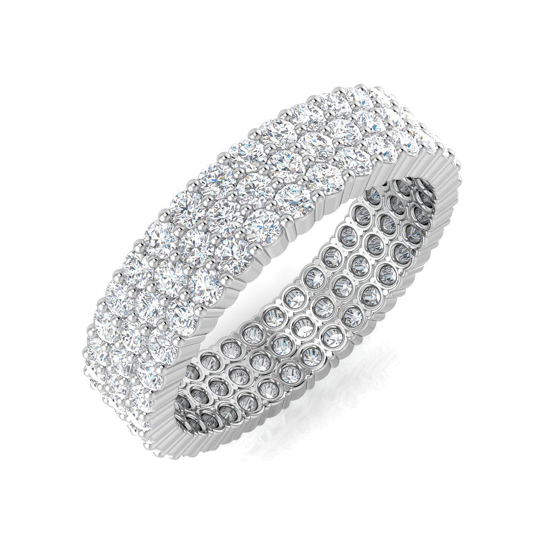 Full Eternity Diamond Ring 1.88ct–8.38ct – BJR0312 – 18k White Gold