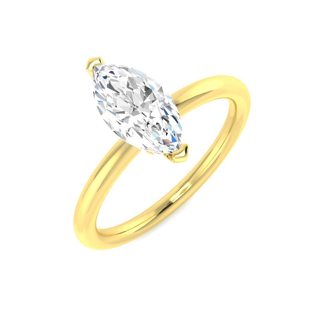 Engagement Lab-Grown Diamond Ring 1.14ct – SR5814 – 18k Yellow Gold