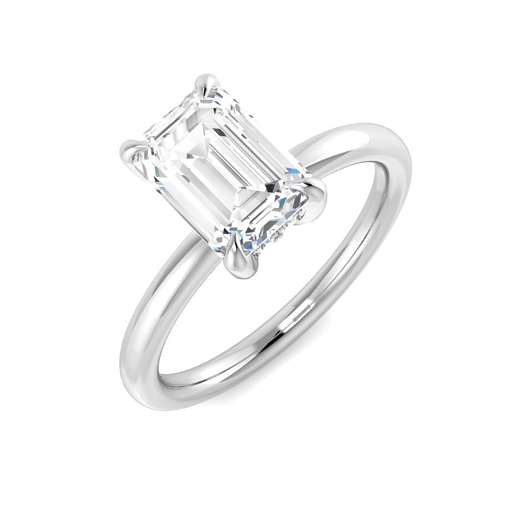 Engagement Lab-Grown Diamond Ring 2.14ct–2.16ct – SR5761 – 18k White Gold