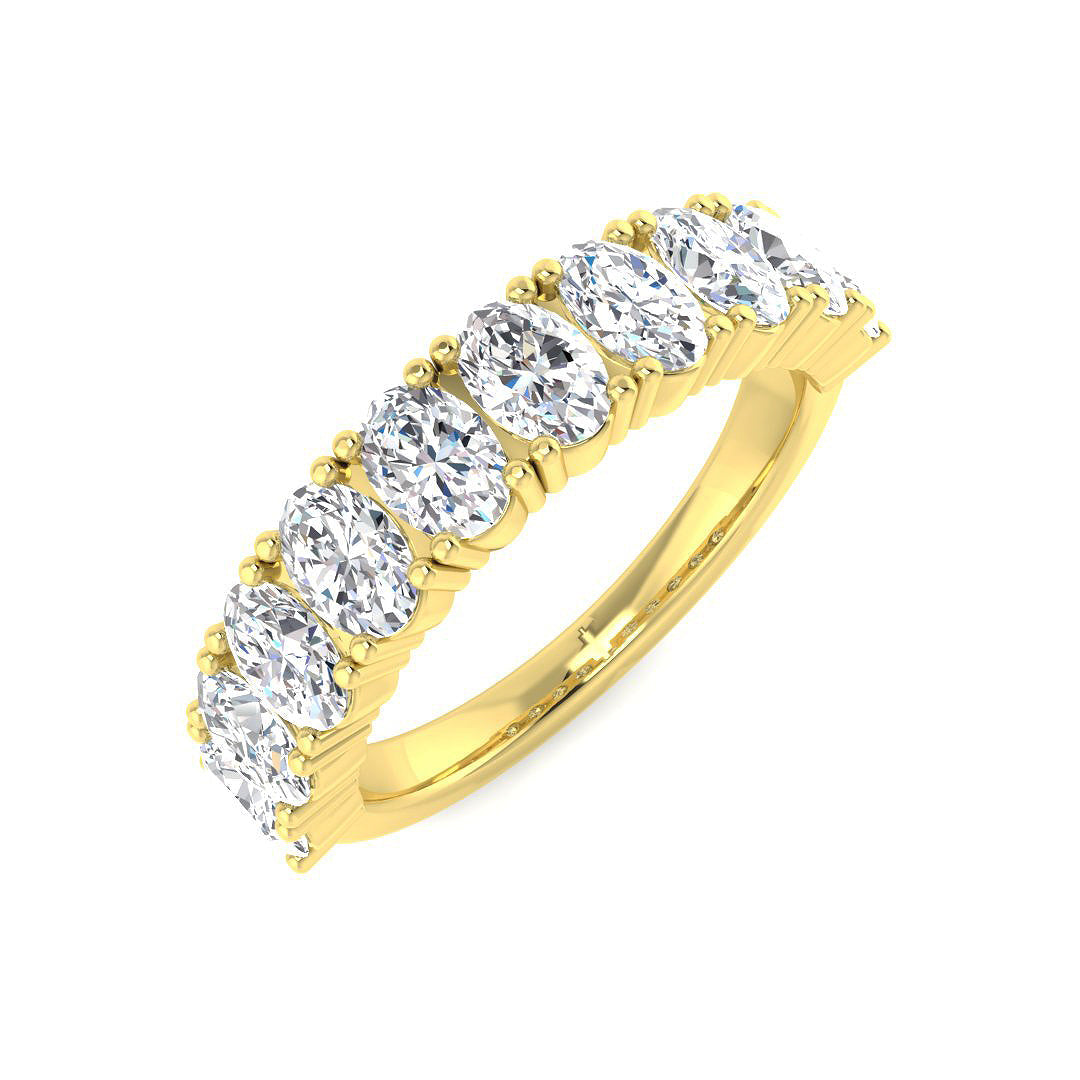 Multi Stone Diamond Ring 1.44ct–2.02ct – SR4380 – 18k Yellow Gold