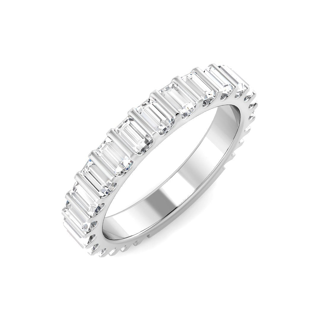 Half Eternity Diamond Ring 0.86ct–1.06ct – SR6579 – 18k White Gold