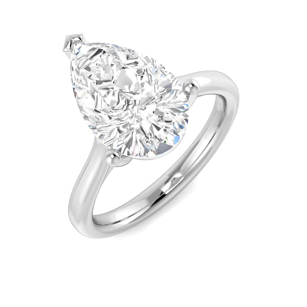 Engagement Lab-Grown Diamond Ring 3.03ct – SR5151 – 18k White Gold