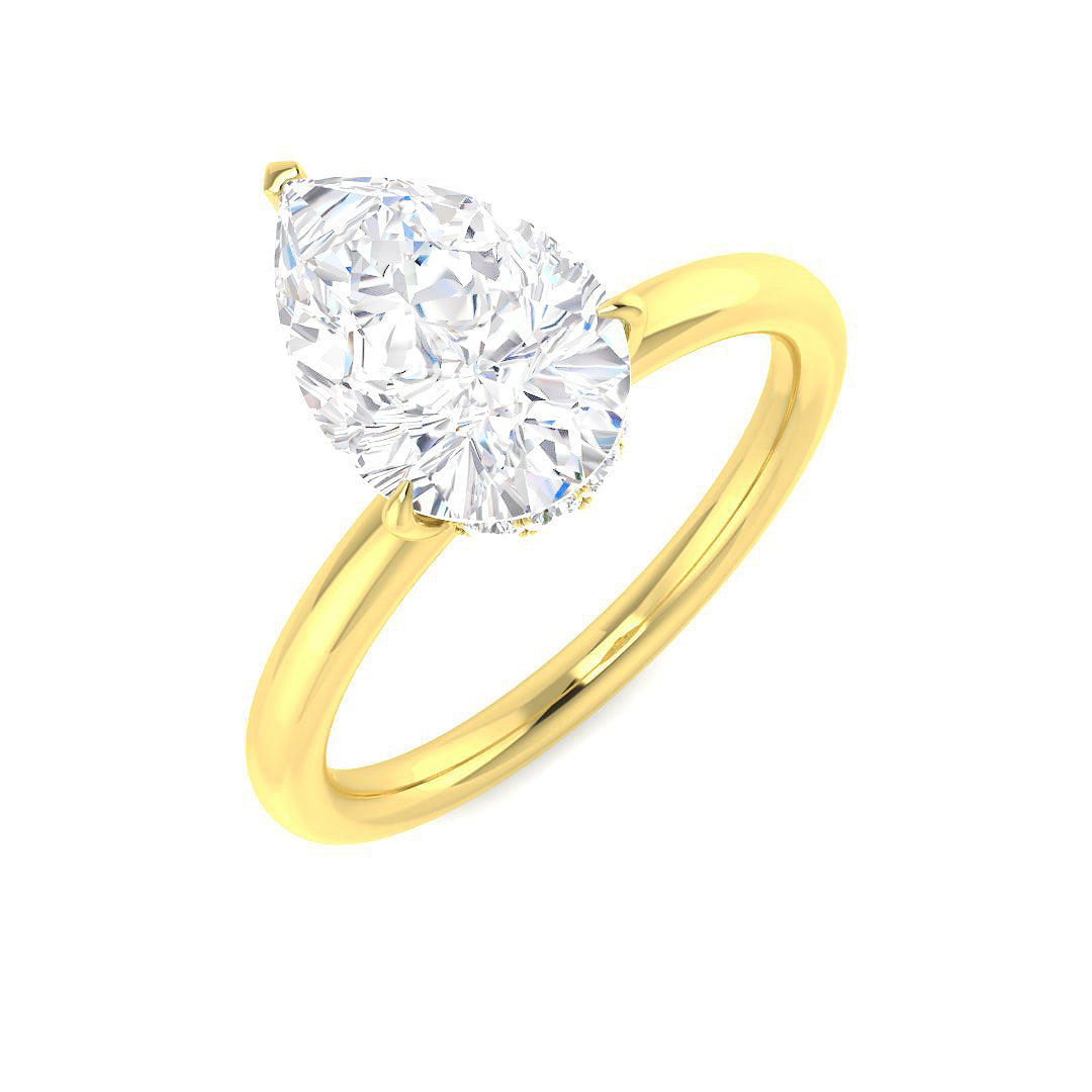 Engagement Lab-Grown Diamond Ring 2.15ct–2.17ct – SR5680 – 18k Yellow Gold