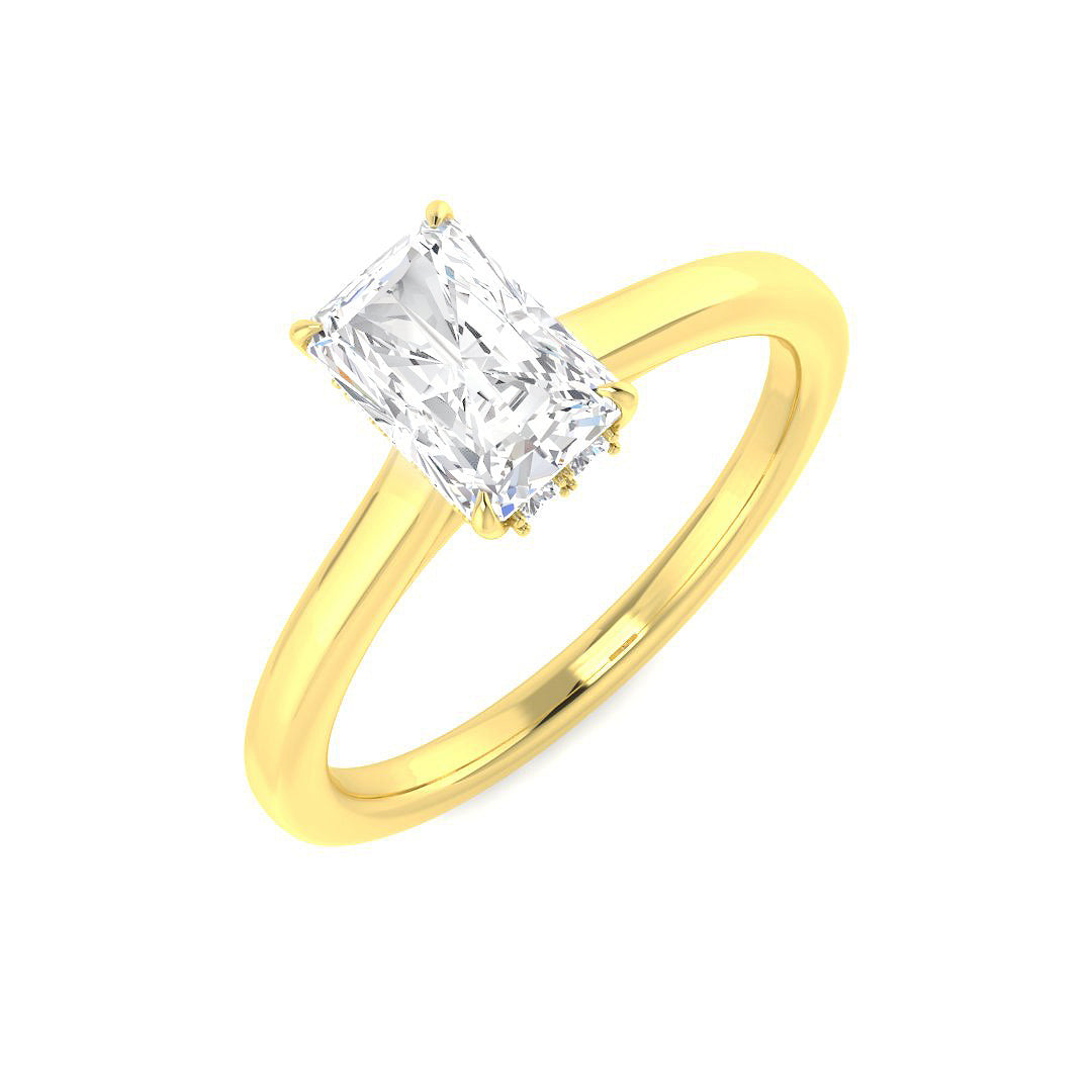 Engagement Lab-Grown Diamond Ring 1.13ct–1.15ct – SR5582-R/C – 18k Yellow Gold