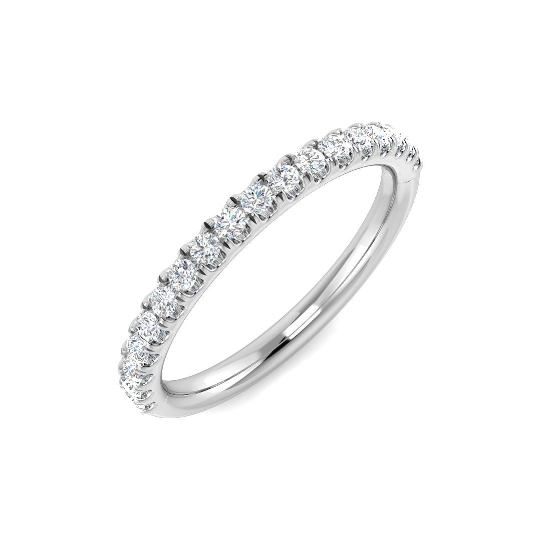 Half Eternity Diamond Ring 0.3ct – SR5939 – 18k White Gold