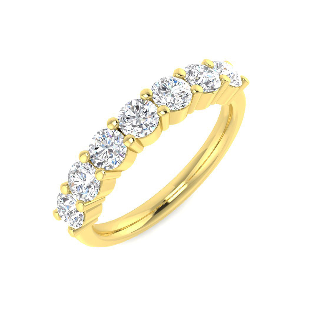 Multi Stone Diamond Ring 0.37ct–2.02ct – SR542 – 18k Yellow Gold