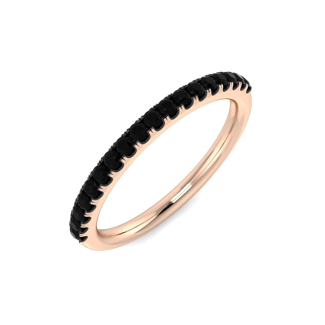 Half Eternity Diamond Ring 0.23ct – XYR11328~BD – 18k Rose Gold