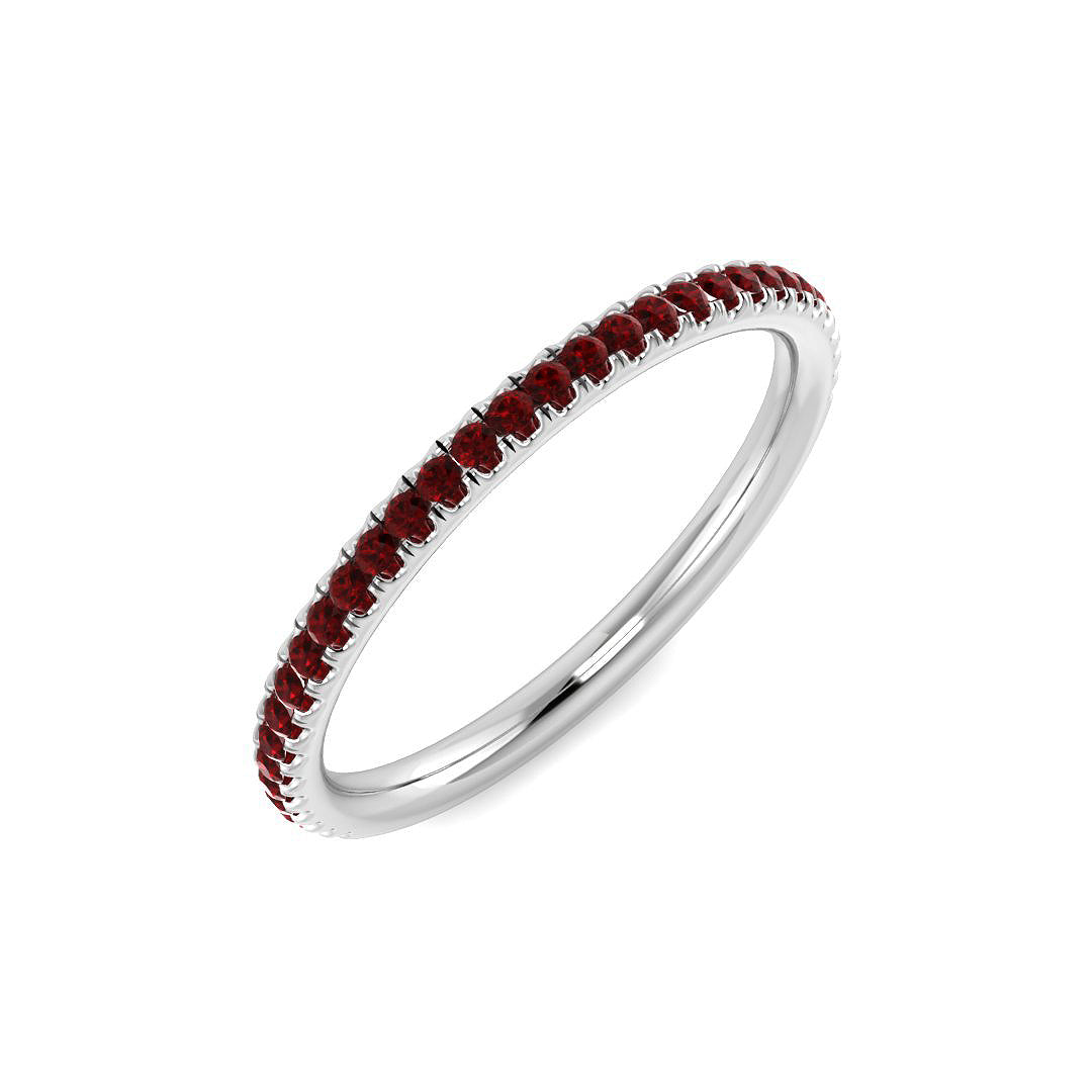 Half Eternity Diamond Ring 0.17ct – BJR0456~ALL – 18k White Gold