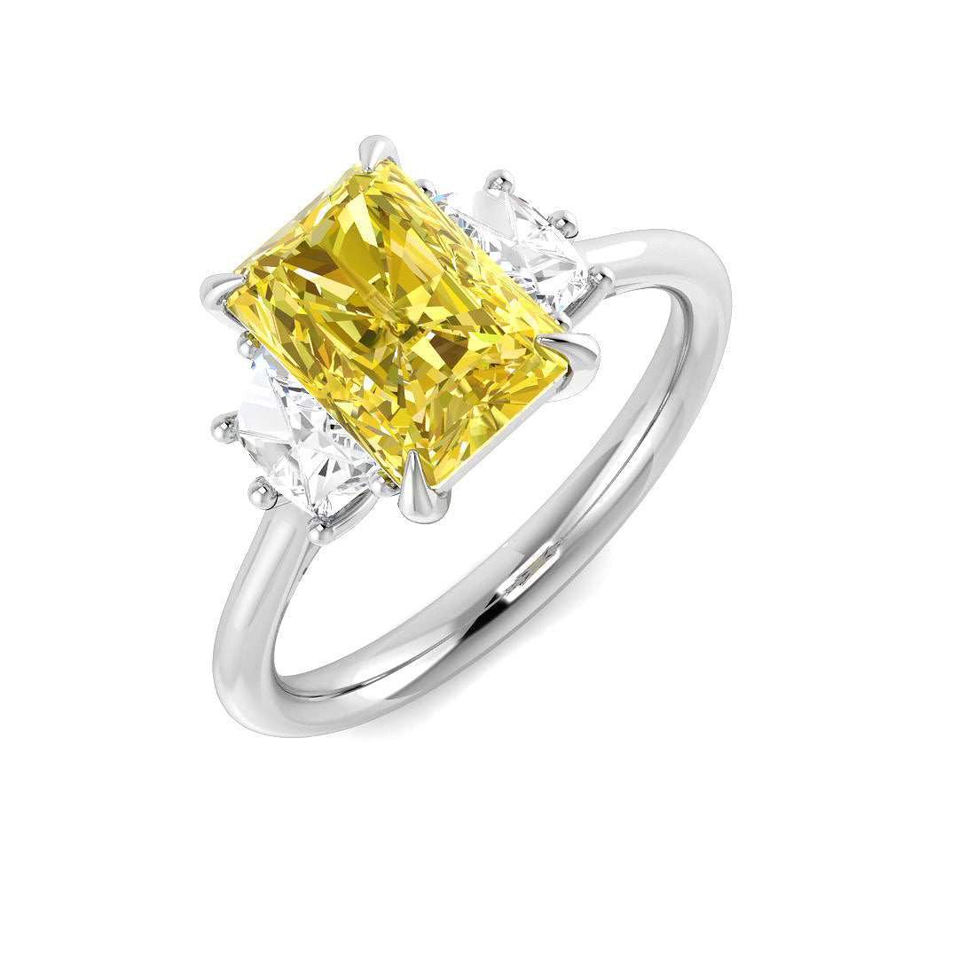 Three Stone Lab-Grown Diamond Ring 2.66ct–2.71ct – SR6948 – Platinum