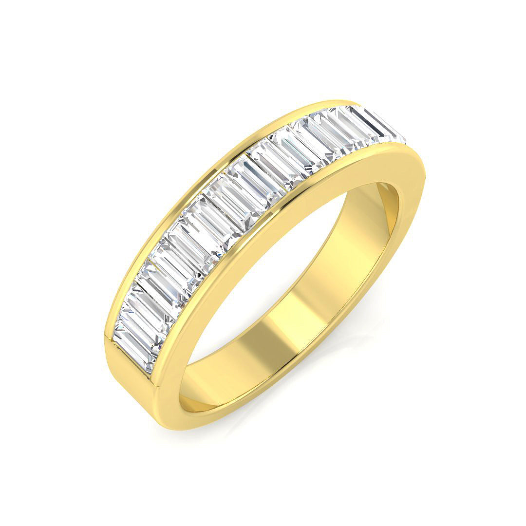 Half Eternity Diamond Ring 0.44ct–1.34ct – SR682 – 18k Yellow Gold