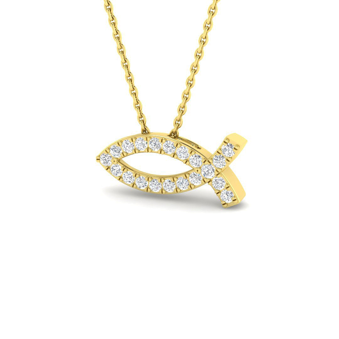 Shape Diamond Ring 0.25ct – SP6937 – 18k Yellow Gold