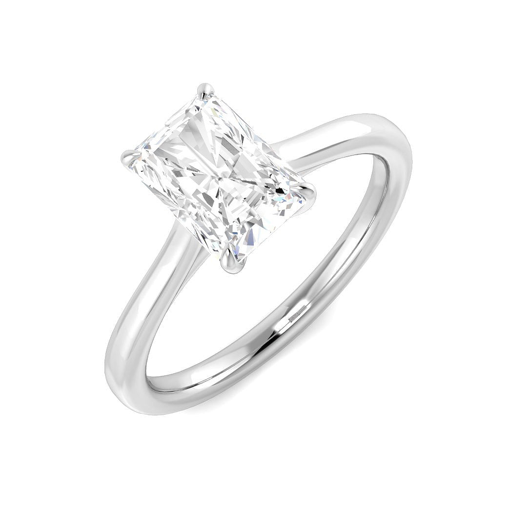 Engagement Lab-Grown Diamond Ring 1.52ct–2.52ct – SR4172 – 18k White Gold