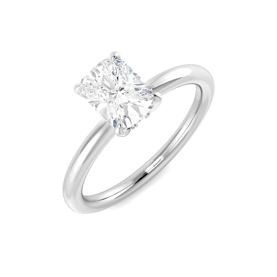 Engagement Lab-Grown Diamond Ring 1.05ct–1.08ct – SR5763 – 18k White Gold