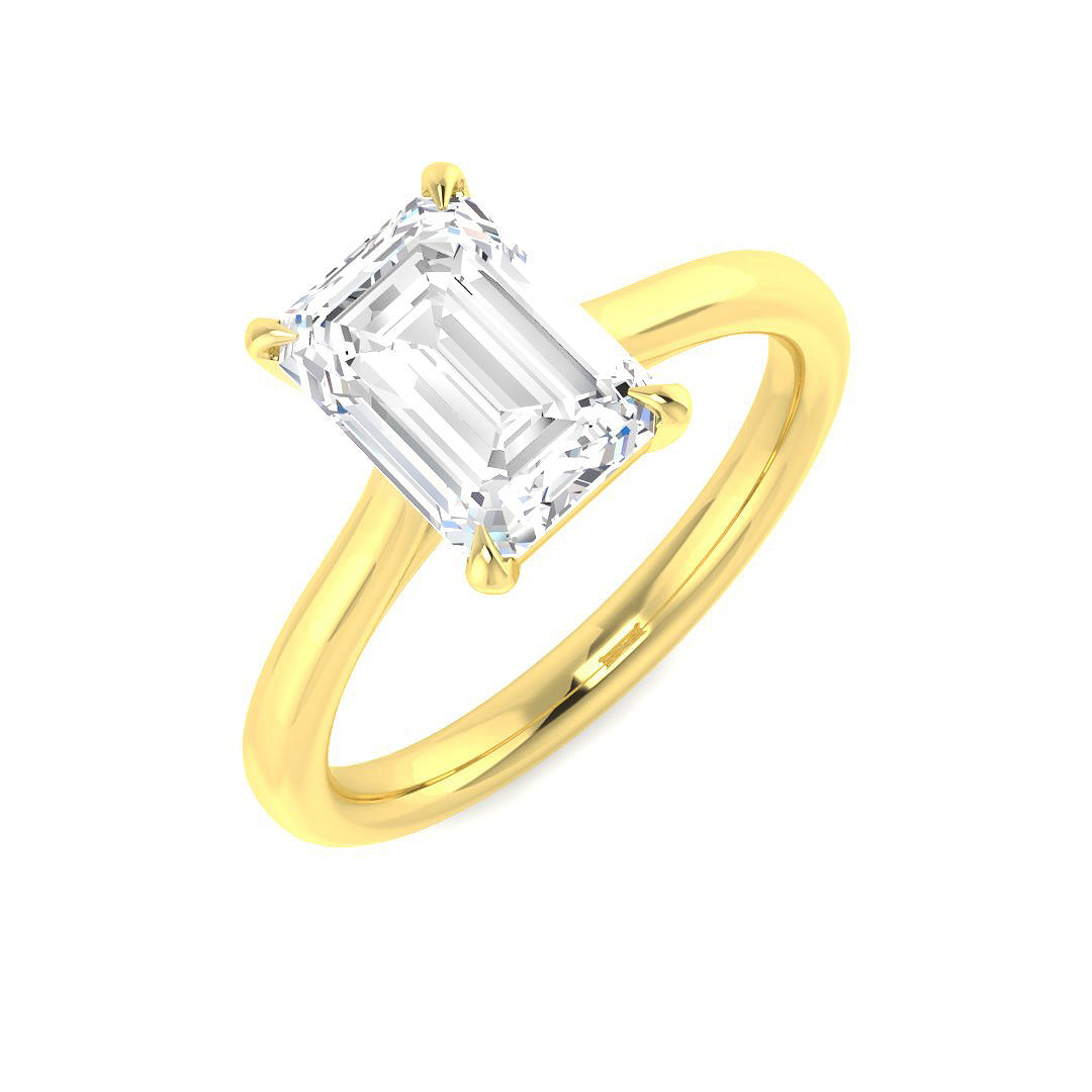Engagement Diamond Ring 0.22ct–2.51ct – SR1590 – 18k Yellow Gold